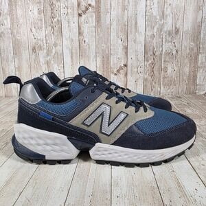 New‎ Balance 574 Sport MS574ACJ Blue Gray Athletic Sneakers Mens Size 11.5